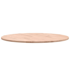 Dessus de table Ø70x1,5 cm rond bois massif de hêtre