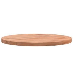 Dessus de table Ø30x1,5 cm rond bois massif de hêtre