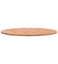 Dessus de table Ø70x1,5 cm rond bois massif de hêtre