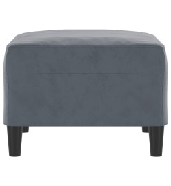 Repose-pied Gris foncé 70x55x41 cm Velours