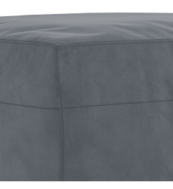 Repose-pied Gris foncé 70x55x41 cm Velours