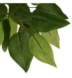 Ficus artificiel 378 feuilles 80 cm vert