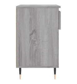 Armoire à chaussures Sonoma gris 70x36x60 cm Bois d'ingénierie