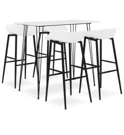 Ensemble de bar 5 pcs Blanc