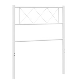 Tête de lit métal blanc 100 cm