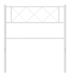 Tête de lit métal blanc 100 cm
