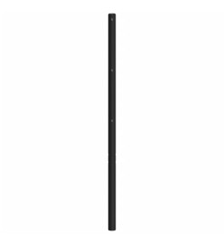 Tête de lit métal noir 120 cm