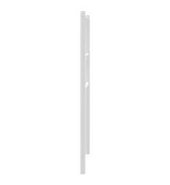 Tête de lit métal blanc 75 cm