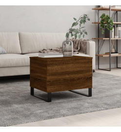 Table basse Chêne marron 60x44,5x45 cm Bois d'ingénierie