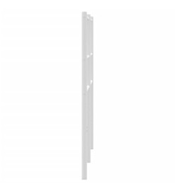 Tête de lit métal blanc 135 cm