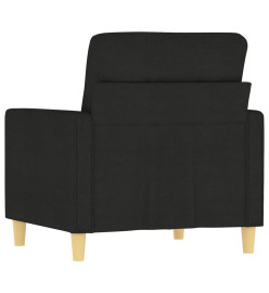 Fauteuil Noir 60 cm Tissu