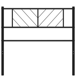 Tête de lit métal noir 80 cm