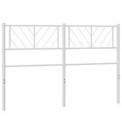 Tête de lit métal blanc 120 cm