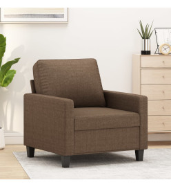 Fauteuil Marron 60 cm Tissu