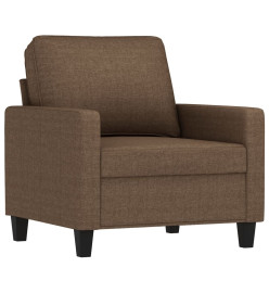 Fauteuil Marron 60 cm Tissu