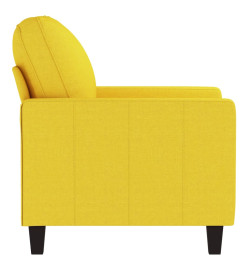 Fauteuil Jaune clair 60 cm Tissu