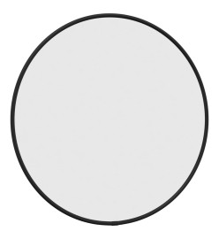 Miroir mural Noir Ø 40 cm Rond