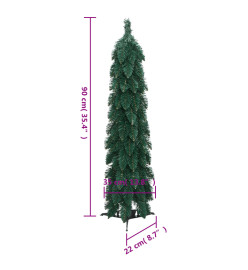 Arbre de Noël artificiel pré-éclairé avec 45 LED 90 cm