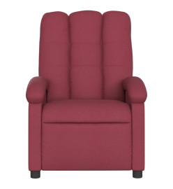 Fauteuil inclinable Rouge bordeaux Tissu