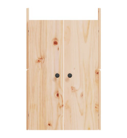 Portes de cuisine d'extérieur 50x9x82 cm bois de pin massif