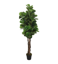 Ficus lyrata artificiel 134 feuilles 120 cm vert