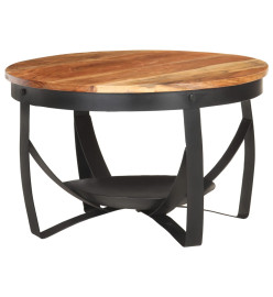 Table basse Ø68x43 cm Bois d'acacia solide