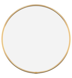 Miroir mural Doré Ø 30 cm Rond