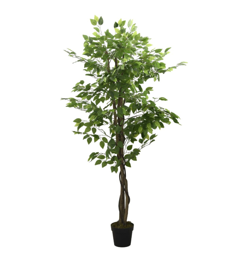 Ficus artificiel 1260 feuilles 200 cm vert