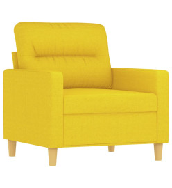 Fauteuil Jaune clair 60 cm Tissu