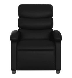 Fauteuil inclinable Noir Similicuir