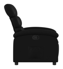 Fauteuil inclinable Noir Similicuir