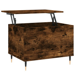 Table basse Chêne fumé 60x44,5x45 cm Bois d'ingénierie