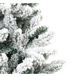 Sapin de Noël artificiel à charnières avec neige floquée 120 cm