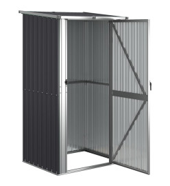 Abri de jardin Anthracite 118,5x97x209,5 cm Acier galvanisé