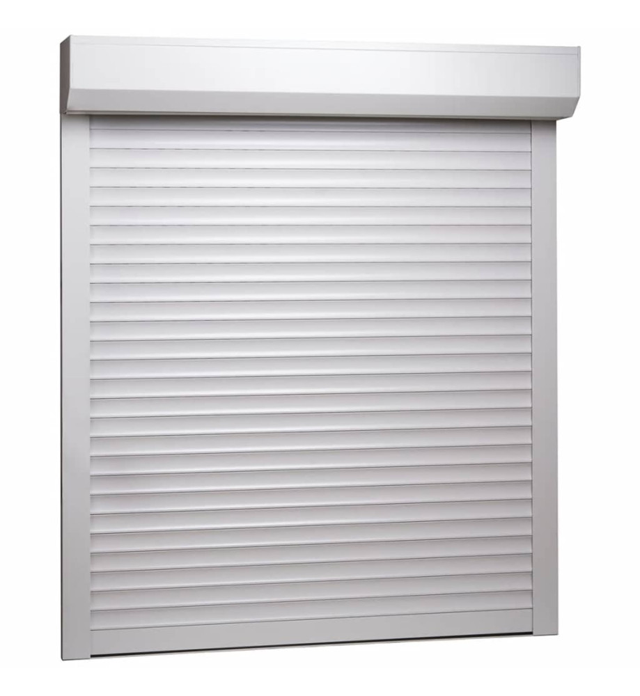 Volet roulant aluminium 100x120 cm blanc