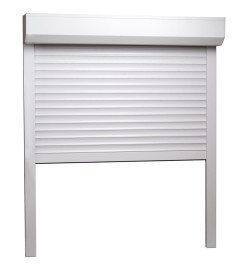 Volet roulant aluminium 100x120 cm blanc