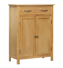 Armoire à chaussures 76x37x105 cm Bois de chêne solide