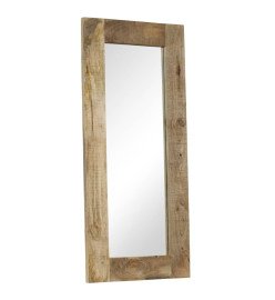 Miroir Bois massif de manguier 50 x 110 cm