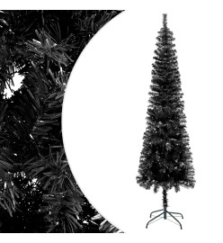 Sapin de Noël étroit Noir 120 cm