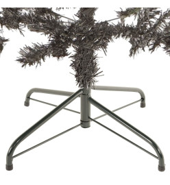 Sapin de Noël étroit Noir 210 cm