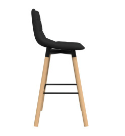 Tabouret de bar Noir Tissu