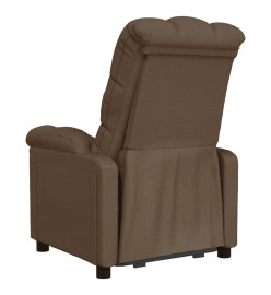 Fauteuil inclinable Marron Tissu