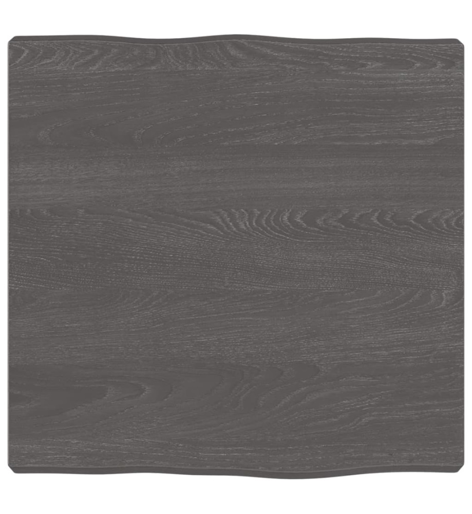 Dessus de table bois chêne massif traité bordure assortie