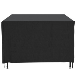 Housse de salon de jardin noir 300x140x90 cm imperméable 420D