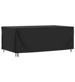 Housse de salon de jardin noir 240x140x90 cm imperméable 420D