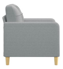 Fauteuil Gris clair 60 cm Tissu