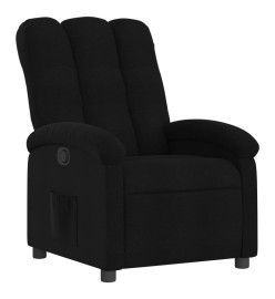 Fauteuil inclinable Noir Tissu