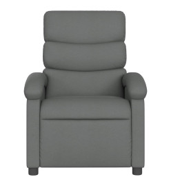 Fauteuil inclinable Gris foncé Tissu