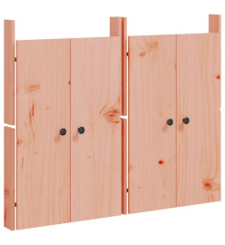 Portes de cuisine d'extérieur 2 pcs bois massif douglas