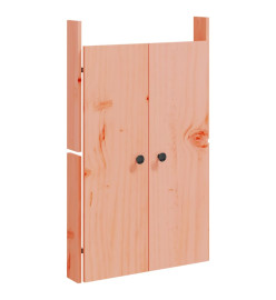 Portes de cuisine d'extérieur 2 pcs bois massif douglas